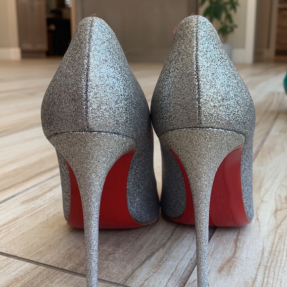Christian Louboutin Sparkly Purple Silver Ombré pumps - Picture 5 of 8